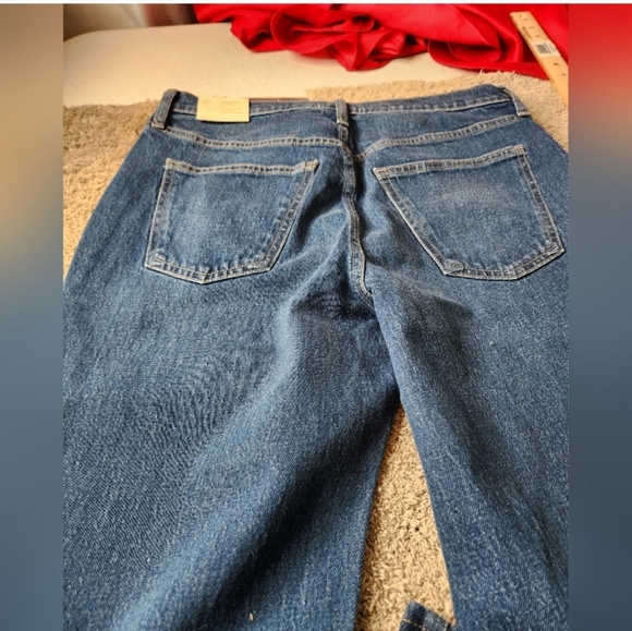 6L Universal Thread Jeans Women's  High-Rise Flare Blue Denim Pants 6L - Picture 7 of 15